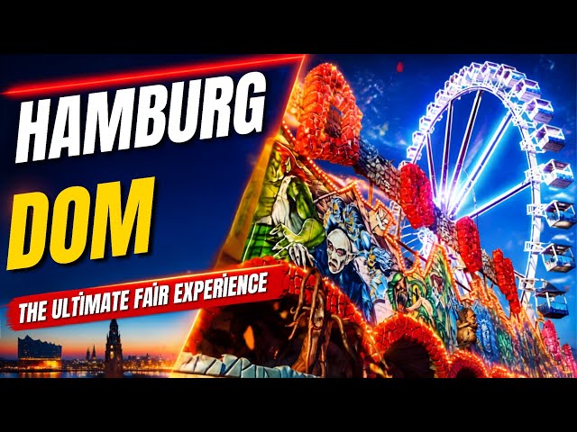 Hamburg DOM Is Open! 🇩🇪✨ | Lights, Rides & Festival Vibes