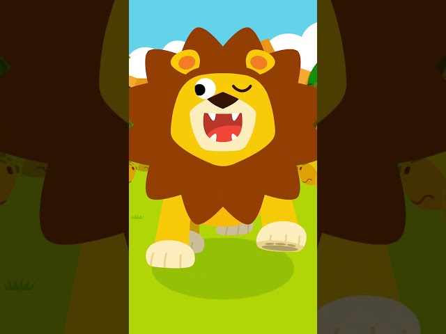 #shorts  The King of Animals 1 | Tiger Vs Lion | Nursery Rhymes & Kids Songs