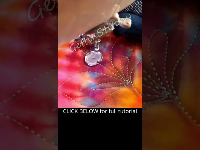 Quilting a Desert Sage Pattern - Stitchy #shorts
