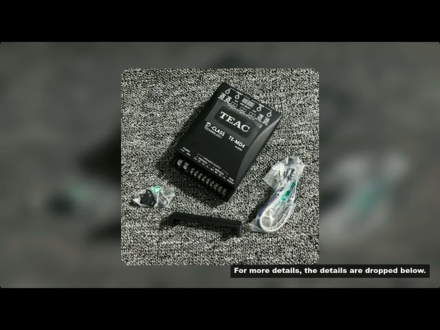 MINI TE-MD4 4 CHANNEL Hi-Fi POWER AMPLIFIER D-Class RMS 4 X 50W for TEAC Car Motorcycle and Other