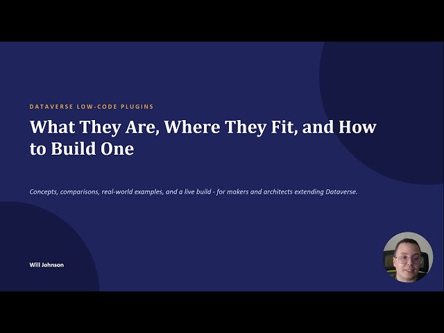 Dataverse Low-Code Plugins: What They Are, Where They Fit, and How to Build One