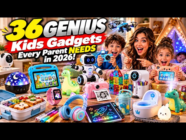 36 GENIUS Kids Gadgets Every Parent NEEDS in 2026!
