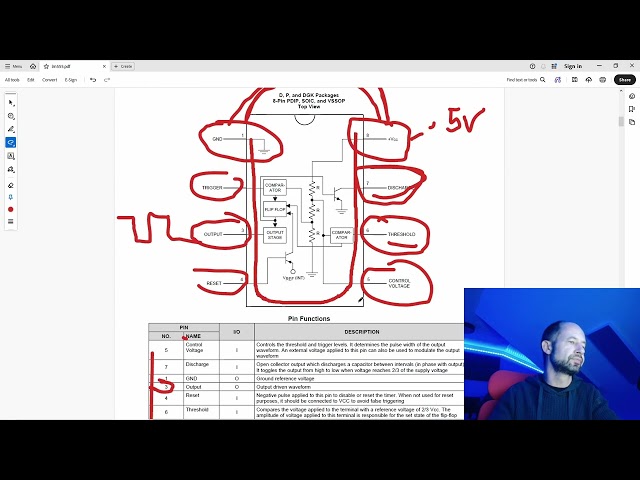 555 Timer Datasheet Explained: Source/Sink, Astable Mode, LiPo LED Blinker