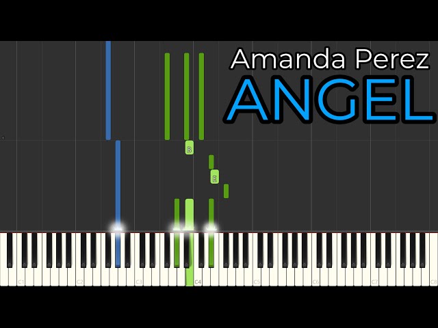 Amanda Perez - Angel - Nate Fouch Version (Piano Tutorial)