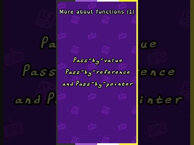 More about functions in C++ #cplusplus #cpp #programming #functions #scope #passbyreference