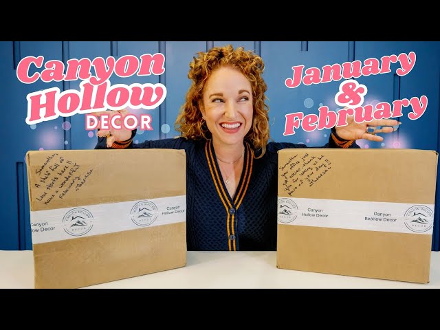 Canyon Hollow Home Decor Subscription Box Review & Unboxing