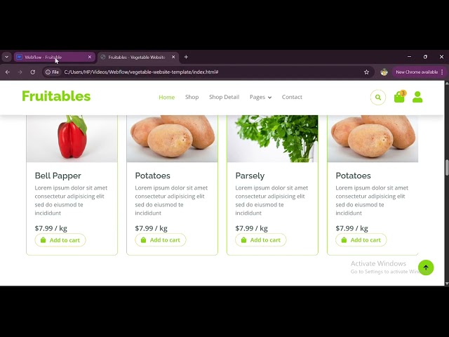 Project Based Webflow Tutorial for Beginners | No Code Web Design | Part 7