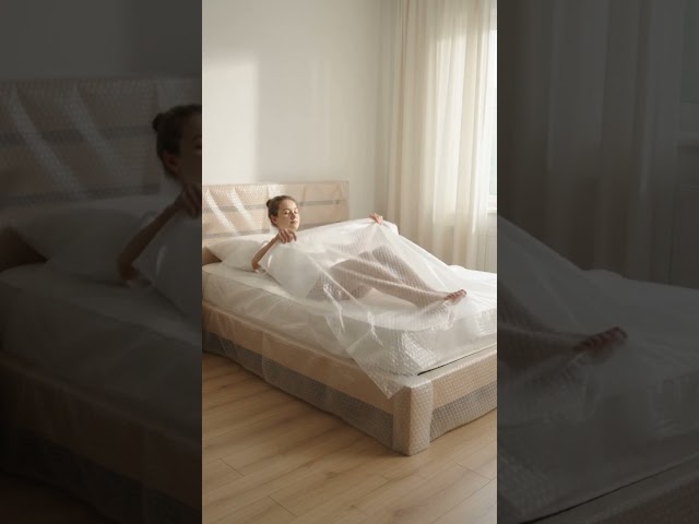 This bubble wrap bed is amazing #shorts #shortsfeed