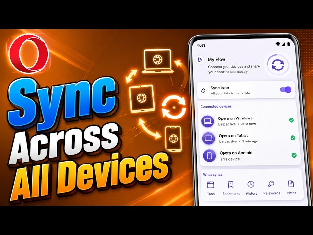 How To Sync Opera Browser Across All Devices Using Mobile Device [2026 Guide]