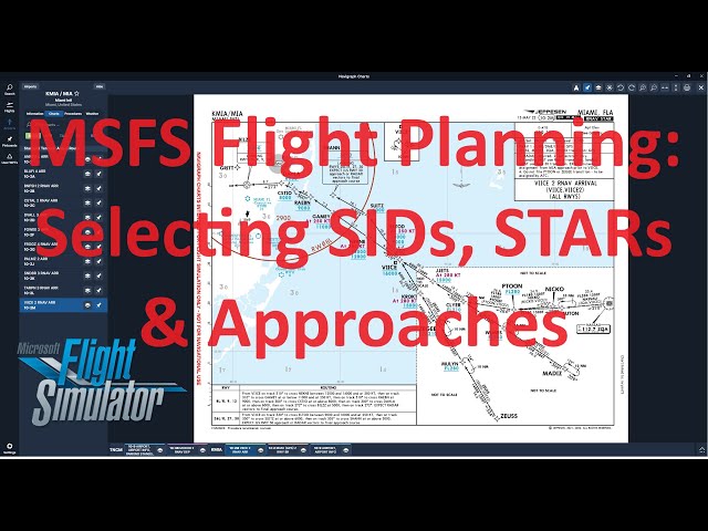 Flight Planning for Flight Sim Ep. 2: SIDS, STARs & Approaches | St. Maarten to Miami | MSFS 2020