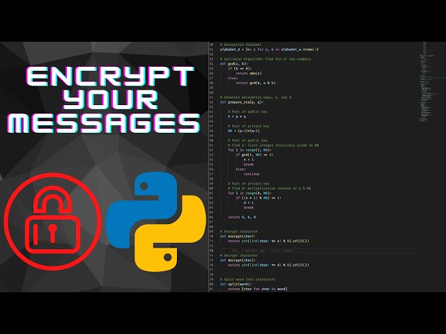 RSA Encryption in Python | Coding Tutorial
