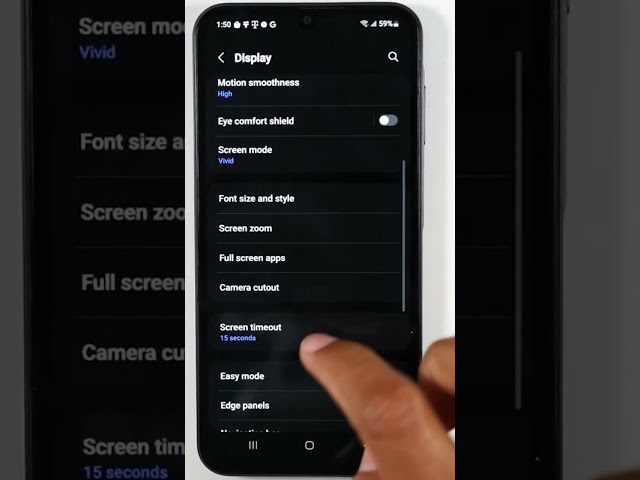 #SamsunggalaxyA15 Tip to keep your screen on longer! #shorts
