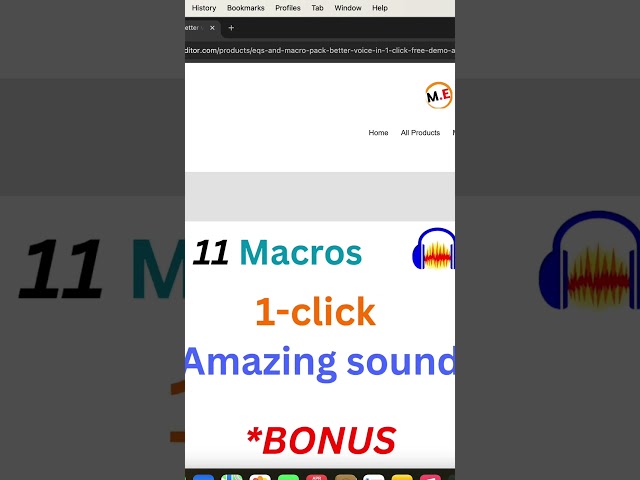1-Click Sound Better Solution in Audacity