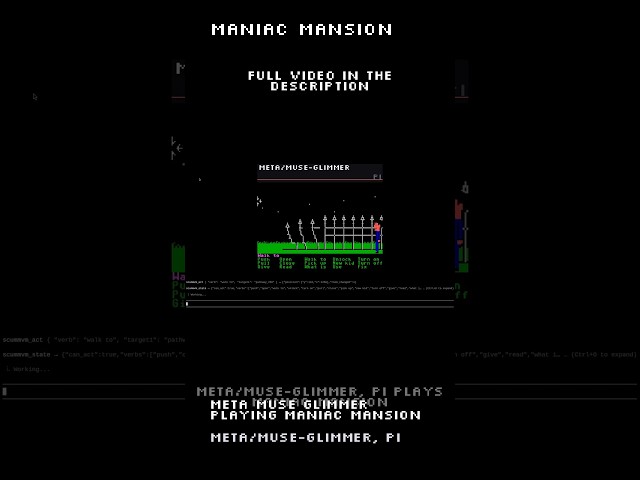 Muse Glimmer on Pi: Can the AI Agent Survive Maniac Mansion?