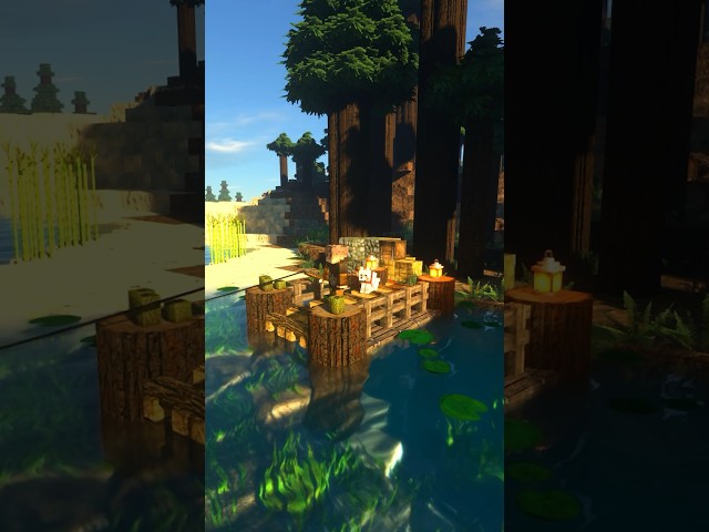 Minecraft fishing deck #shorts