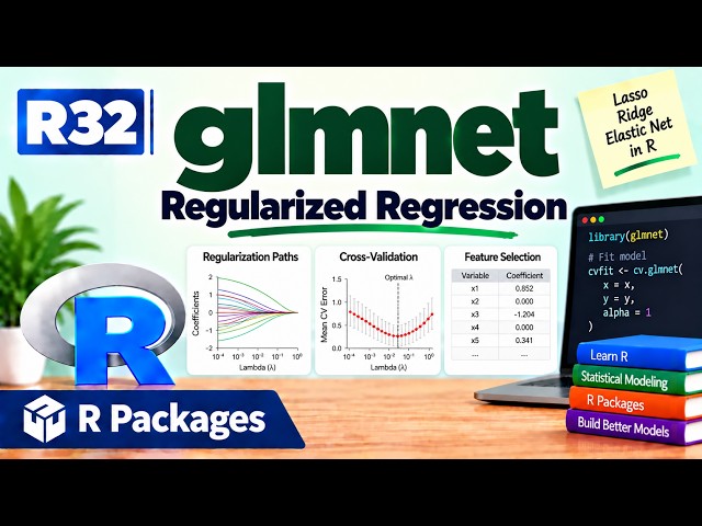 R32 | glmnet — Regularized Regression | R Packages | Uplatz