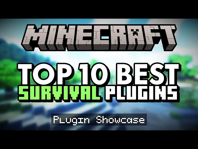 Top 10 Best SURVIVAL Plugins For Your Minecraft Server (1.20+)