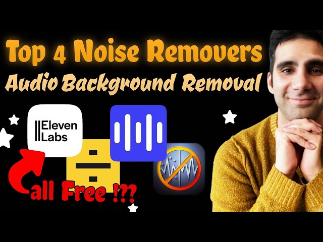 I tested all Free/Paid Audio Noise & Background Removers - Here are the best 4