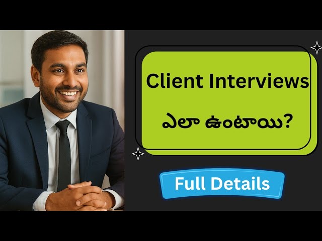 How to clear Clients Interview // Easy learning channel 