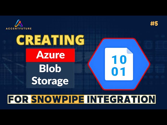 Creating Azure Blob Storage for Snowpipe Integration | Snowflake | Snowpipe - AccentFuture