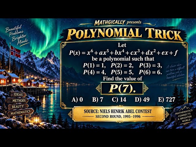 NIELS HENRIK ABEL CONTEST POLYNOMIAL PROBLEM | JEE ADVANCED & OLYMPIAD MATHS | COMPLETE SOLUTION