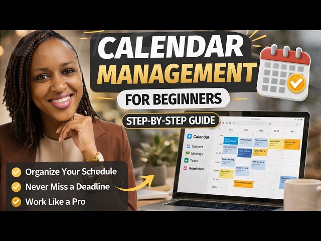 Calendar Management for Beginners (Step-by-Step VA Tutorial)