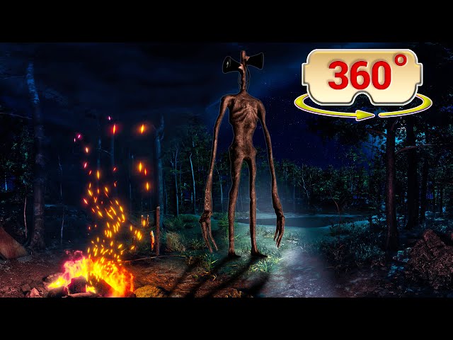 360 / VR Siren Head Encounter in the Death Scream Forest - Horror Short Film