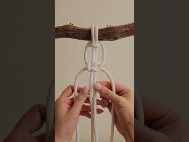 Square Knot | Macrame for Beginners #macrametutorial #squareknot #macrame #knot