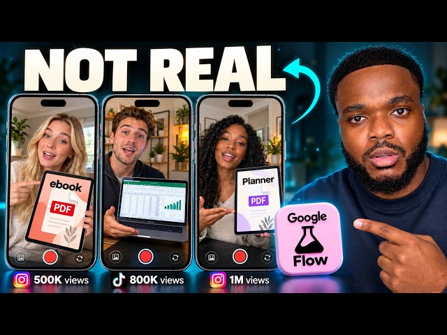 NEW Google Flow Makes AI UGC Videos to Sell Digital Products (INSANE)