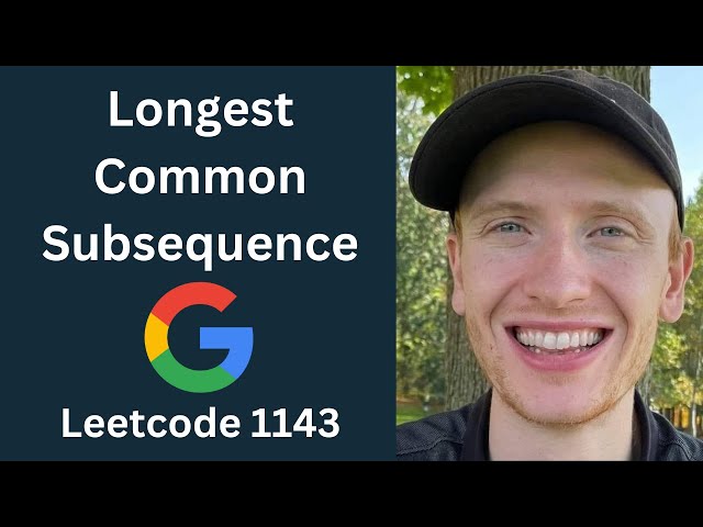 Longest Common Subsequence - Leetcode 1143 - Dynamic Programming (Python)