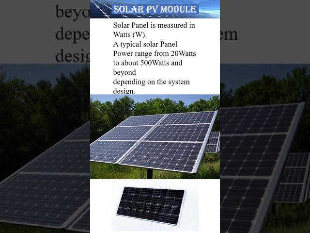 Solar PV Module #shorts #solarpv #solarenergy
