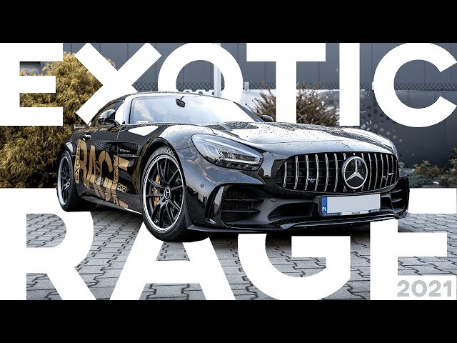 EXOTIC RAGE 2021 start Ferrari McLaren AMG GT Lamborghini cinematic car b roll