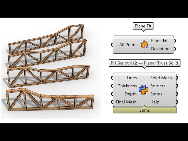 Rhino Grasshopper Tutorial For Beginners (Parametric Truss)