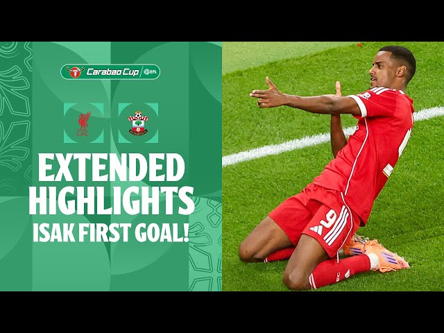 ISAK FIRST GOAL! | Liverpool v Southampton extended highlights