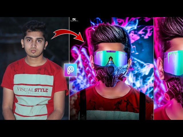 30 Second Visual Light Photo Editing In Picsart App By Deepak Creations #Shorts #picsart