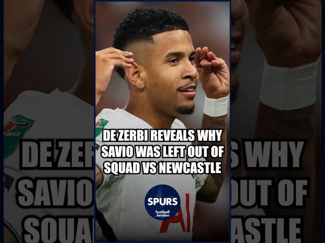 🤕 Roberto De Zerbi reveals why Savinho was left out of the Tottenham squad in defeat to Newcastle