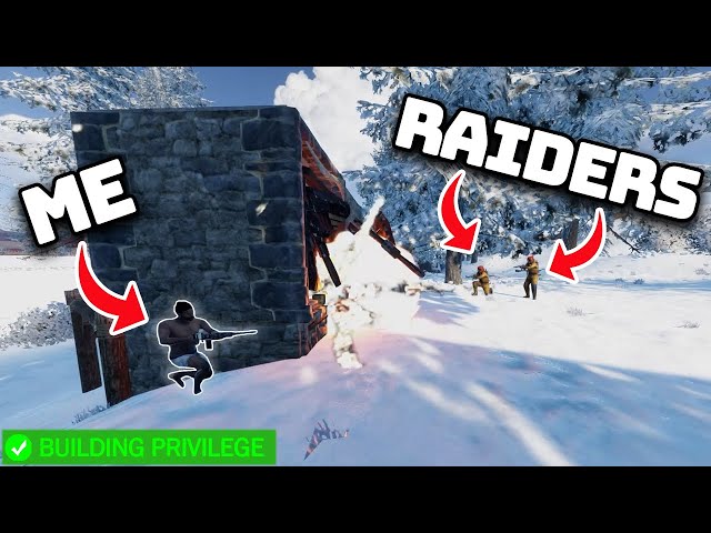 The MOST Unlikely Raid defense - RUST Console