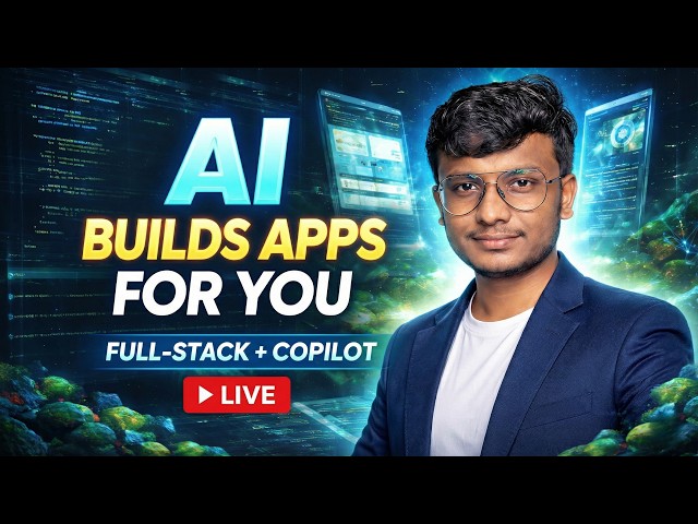 Stop Coding Like 2020 🚫 | Build Apps Faster Using AI & GitHub Copilot (LIVE)