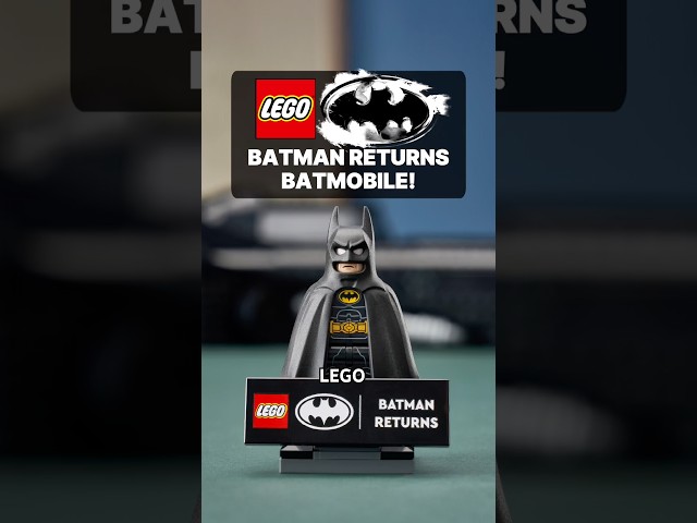 LEGO UNVEILS Batman Returns Batmobile Set! 🦇 #lego #batman #legobatman