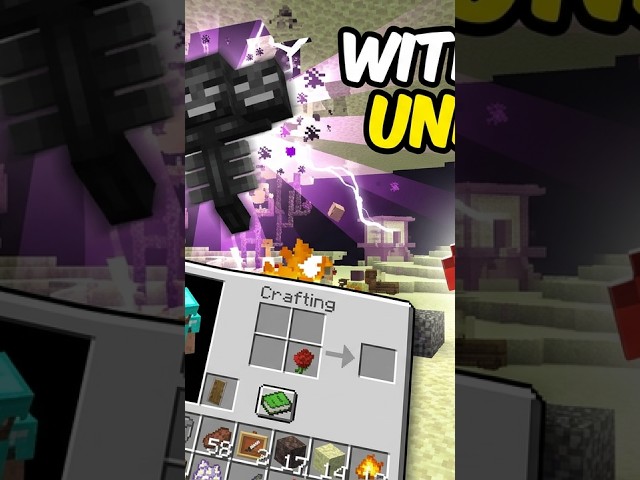 Don't fight the Wither until you see this #minecraft #shorts #tips