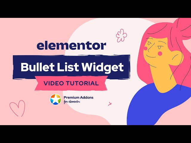 Elementor Lottie Bullet List Widget Tutorial for Elementor Page Builder