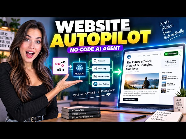 Project 2: Build a No-Code AI Agent That Runs Your Website Autopilot