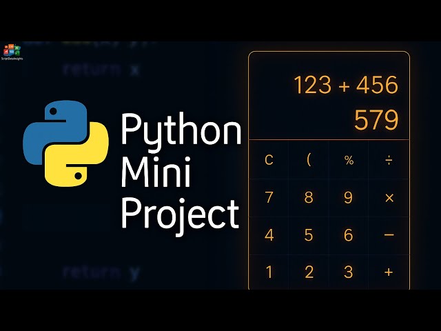 Python Mini Project: Build a Calculator App for Beginners (Step-by-Step Tutorial)