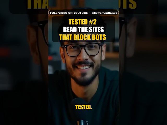 Claude Code just read a site that blocks every bot (Camoufox) #Shorts