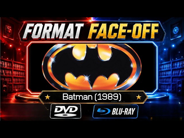 Format Face-Off | Batman (1989) DVD vs Blu-Ray
