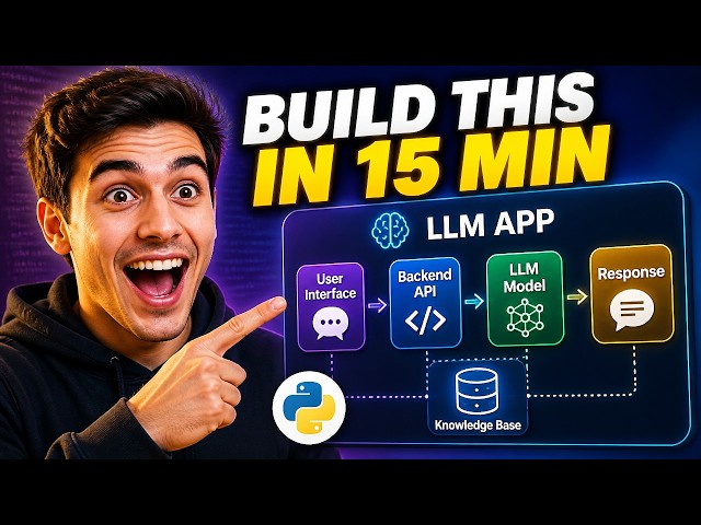 Build Your First LLM App in 15 Minutes (Python Tutorial)
