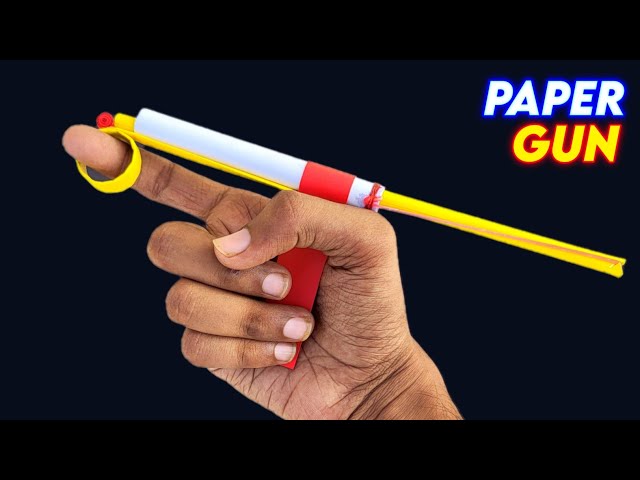 Finger gun , how to make an paper gun 