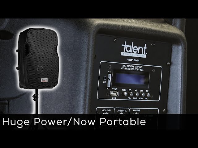 Talent PS215M4 15" PA Speaker - Product Spotlight