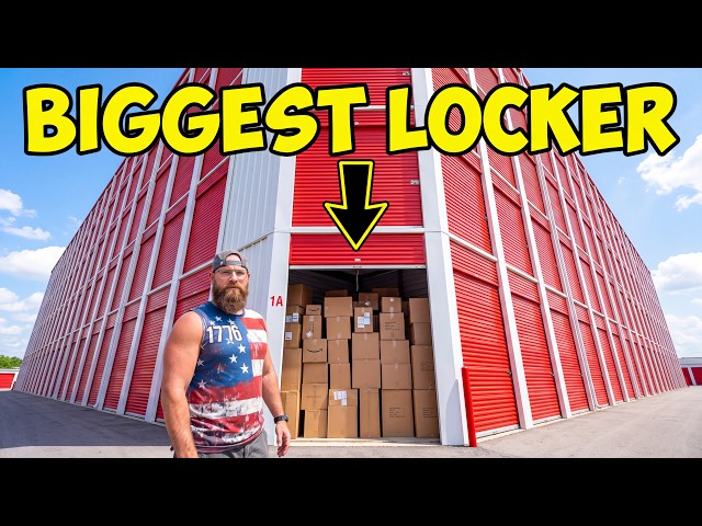 We bought the BIGGEST abandoned storage unit we could find! This is what's inside!