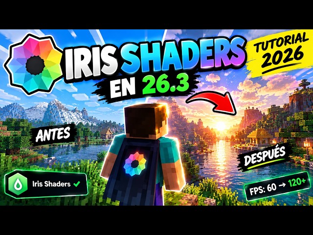 How to INSTALL IRIS SHADERS in Minecraft 26.3 🌈 | 2026 Tutorial